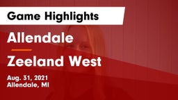 Allendale  vs Zeeland West Game Highlights - Aug. 31, 2021