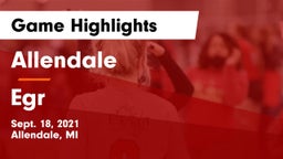 Allendale  vs Egr Game Highlights - Sept. 18, 2021