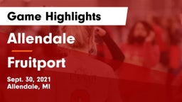 Allendale  vs Fruitport  Game Highlights - Sept. 30, 2021