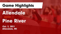 Allendale  vs Pine River Game Highlights - Oct. 2, 2021