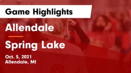 Allendale  vs Spring Lake Game Highlights - Oct. 5, 2021