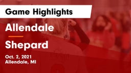 Allendale  vs Shepard Game Highlights - Oct. 2, 2021