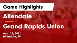 Allendale  vs Grand Rapids Union Game Highlights - Aug. 21, 2021