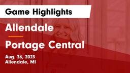 Allendale  vs Portage Central  Game Highlights - Aug. 26, 2023