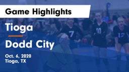 Tioga  vs Dodd City  Game Highlights - Oct. 6, 2020