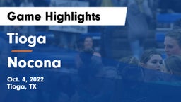 Tioga  vs Nocona  Game Highlights - Oct. 4, 2022