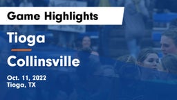 Tioga  vs Collinsville  Game Highlights - Oct. 11, 2022