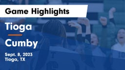 Tioga  vs Cumby  Game Highlights - Sept. 8, 2023