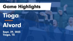 Tioga  vs Alvord  Game Highlights - Sept. 29, 2023