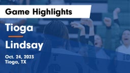 Tioga  vs Lindsay  Game Highlights - Oct. 24, 2023