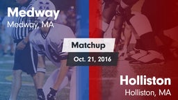 Matchup: Medway  vs. Holliston  2016