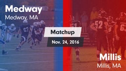 Matchup: Medway  vs. Millis  2016