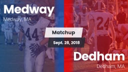Matchup: Medway  vs. Dedham  2018