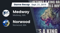 Recap: Medway  vs. Norwood  2019