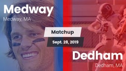 Matchup: Medway  vs. Dedham  2019