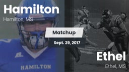 Matchup: Hamilton  vs. Ethel  2017