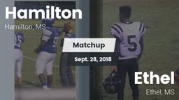 Matchup: Hamilton  vs. Ethel  2018