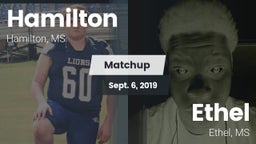 Matchup: Hamilton  vs. Ethel  2019
