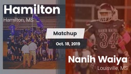 Matchup: Hamilton  vs. Nanih Waiya  2019
