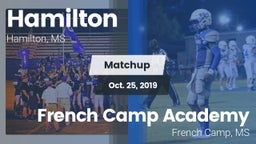 Matchup: Hamilton  vs. French Camp Academy  2019
