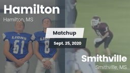 Matchup: Hamilton  vs. Smithville  2020