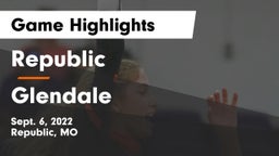 Republic  vs Glendale  Game Highlights - Sept. 6, 2022