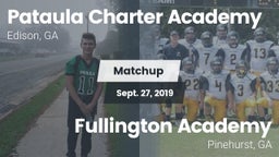 Matchup: Pataula Charter Acad vs. Fullington Academy 2019