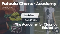 Matchup: Pataula Charter Acad vs. The Academy for Classical Education 2020