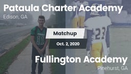 Matchup: Pataula Charter Acad vs. Fullington Academy 2020