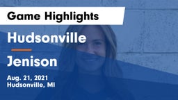 Hudsonville  vs Jenison Game Highlights - Aug. 21, 2021