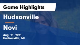Hudsonville  vs Novi Game Highlights - Aug. 21, 2021