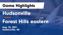 Hudsonville  vs Forest Hills eastern Game Highlights - Aug. 23, 2021