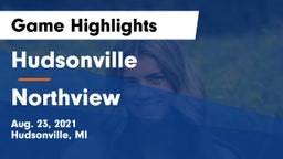 Hudsonville  vs Northview Game Highlights - Aug. 23, 2021