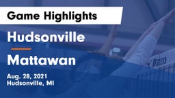 Hudsonville  vs Mattawan  Game Highlights - Aug. 28, 2021