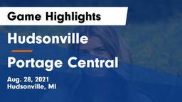 Hudsonville  vs Portage Central  Game Highlights - Aug. 28, 2021