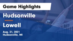 Hudsonville  vs Lowell  Game Highlights - Aug. 31, 2021