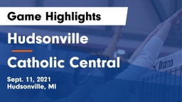 Hudsonville  vs Catholic Central Game Highlights - Sept. 11, 2021