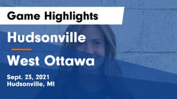 Hudsonville  vs West Ottawa  Game Highlights - Sept. 23, 2021