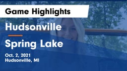 Hudsonville  vs Spring Lake  Game Highlights - Oct. 2, 2021