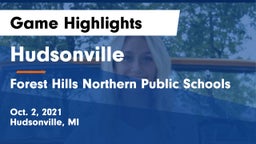 Hudsonville  vs Forest Hills Northern Public Schools Game Highlights - Oct. 2, 2021