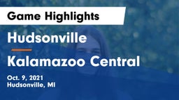 Hudsonville  vs Kalamazoo Central  Game Highlights - Oct. 9, 2021