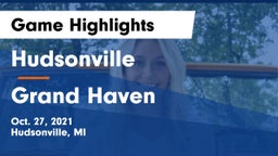 Hudsonville  vs Grand Haven  Game Highlights - Oct. 27, 2021