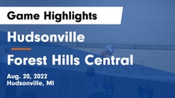 Hudsonville  vs Forest Hills Central Game Highlights - Aug. 20, 2022
