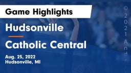 Hudsonville  vs Catholic Central Game Highlights - Aug. 25, 2022