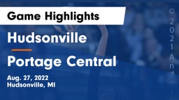 Hudsonville  vs Portage Central Game Highlights - Aug. 27, 2022