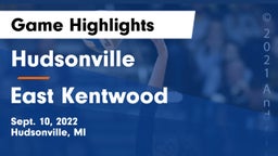 Hudsonville  vs East Kentwood Game Highlights - Sept. 10, 2022