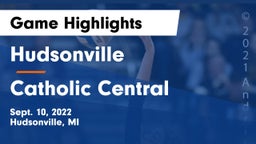 Hudsonville  vs Catholic Central Game Highlights - Sept. 10, 2022