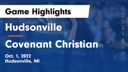 Hudsonville  vs Covenant Christian  Game Highlights - Oct. 1, 2022