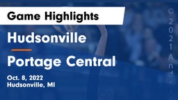 Hudsonville  vs Portage Central Game Highlights - Oct. 8, 2022