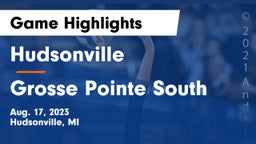 Hudsonville  vs Grosse Pointe South  Game Highlights - Aug. 17, 2023